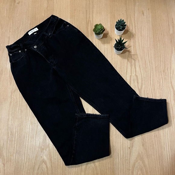 Abercrombie & Fitch Curve Love The Dad High Rise Jeans - Picture 2 of 9